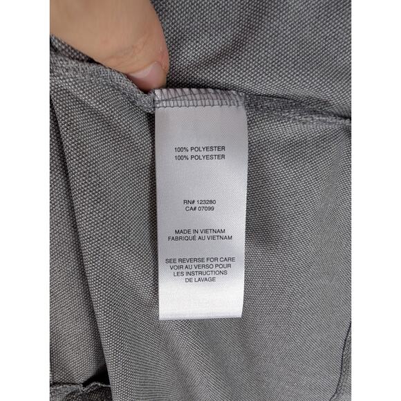 NEW Travis Mathew Polo Shirt Womens Medium Gray Pure Coto Performance Stretch - Picture 15 of 16